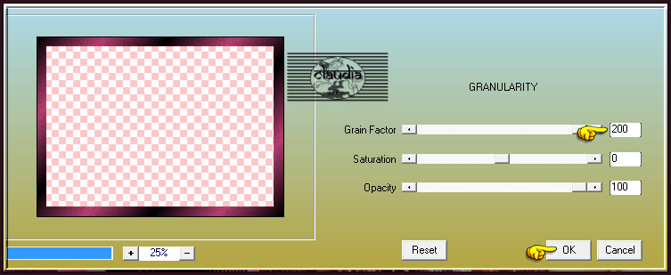 Effecten - Insteekfilters - AAA Filters - Granularity