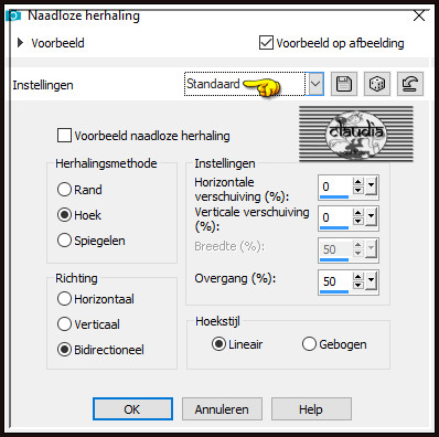 Effecten - Afbeeldingseffecten - Naadloze herhaling