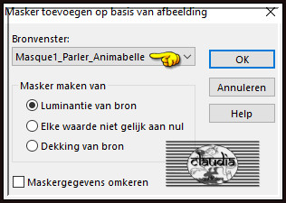Lagen - Nieuwe maskerlaag - Uit afbeelding