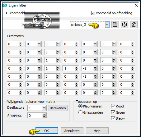 Effecten - Eigen filter