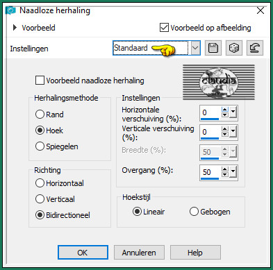 Effecten - Afbeeldingseffecten - Naadloze herhaling