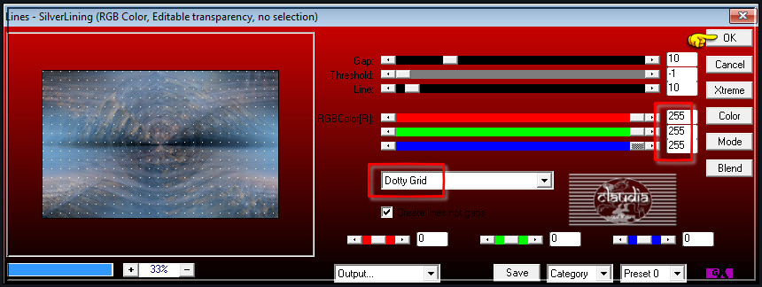 Effecten - Insteekfilters - AP [Lines] - Lines - SilverLining