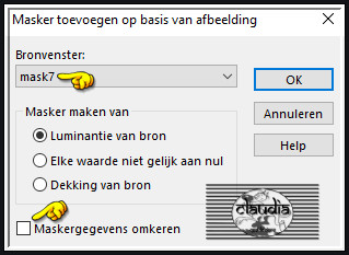 Lagen - Nieuwe maskerlaag - Uit afbeelding