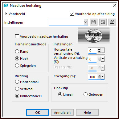 Effecten - Afbeeldingseffecten - Naadloze herhaling 