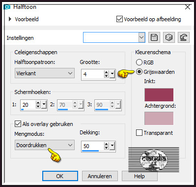 Effecten - Artistieke effecten - Halftoon