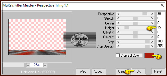 Effecten - Insteekfilters - MuRa's Meister - Perspective Tiling