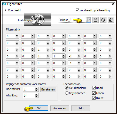 Effecten - Eigen filter - Emboss_3