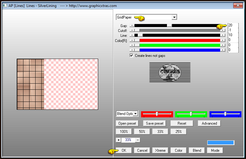 Effecten - Insteekfilters - AP [Lines] - Lines - SilverLining