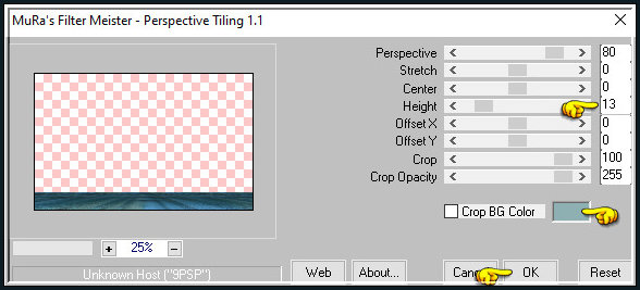 Effecten - Insteekfilters - MuRa's Meister - Perspective Tiling