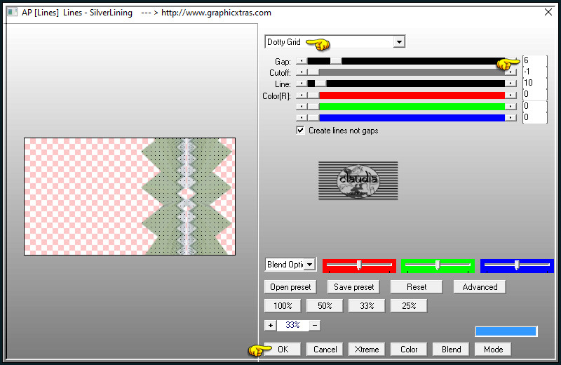 Effecten - Insteekfilters - AP [Lines] - Lines - SilverLining