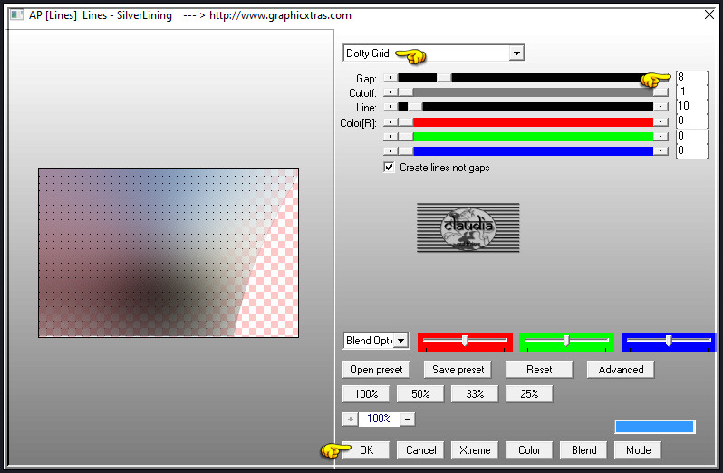 Effecten - Insteekfilters - AP [Lines] - Lines - SilverLining