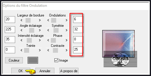 Effecten - Insteekfilters - Bordure Mania (nvr) - Ondulation