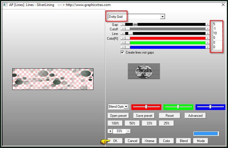 Effecten - Insteekfilters - AP [Lines] - Lines - SilverLining