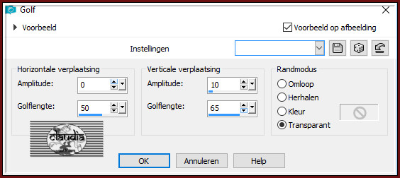 Effecten - Vervormingseffecten - Golf