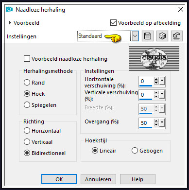 Effecten - Afbeeldingseffecten - Naadloze herhaling 