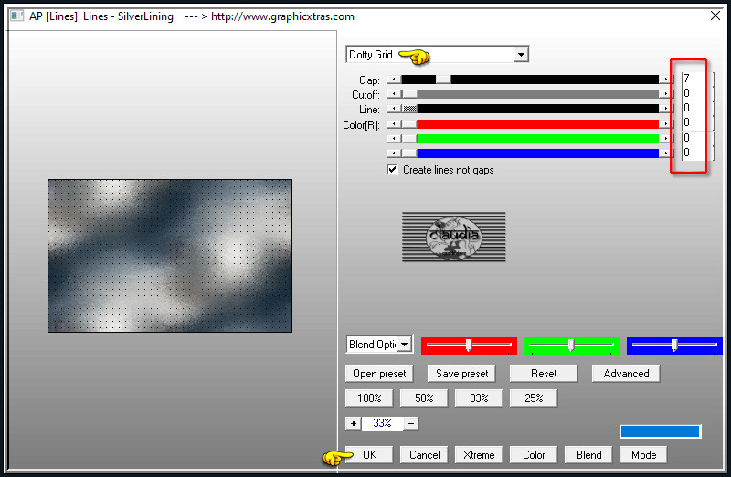 Effecten - Insteekfilters - AP [Lines] - Lines - SilverLining 