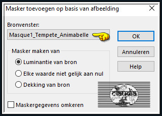 Lagen - Nieuwe maskerlaag - Uit afbeelding