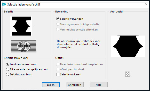 Selecties - Selectie laden/opslaan - Selectie laden vanaf schijf : Sel2_Tempete_Animabelle