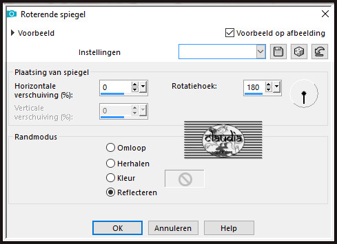 Effecten - Reflectie-effecten - Roterende spiegel