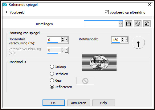 Effecten - Reflectie-effecten - Roterende spiegel