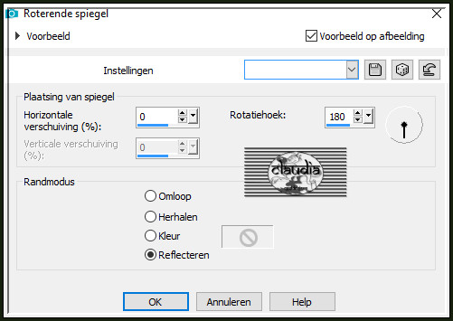 Effecten - Reflectie-effecten - Roterende spiegel