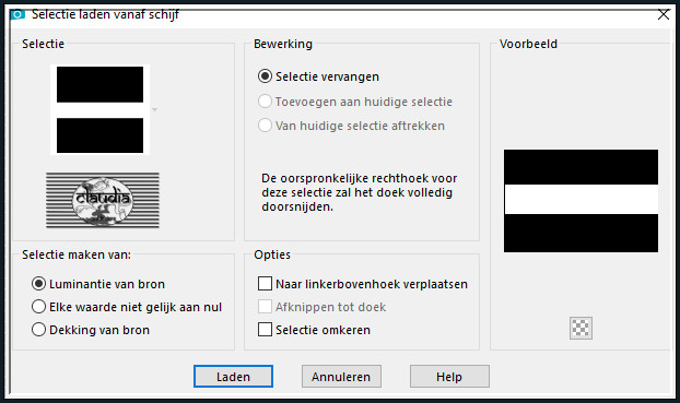 Selecties - Selectie laden/opslaan - Selectie laden vanaf schijf : hat_edith_1