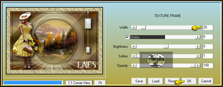 Effecten - Insteekfilters - AAA Frames - Texture Frame :