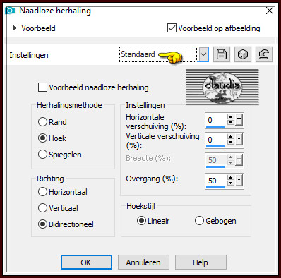 Effecten - Afbeeldingseffecten - Naadloze herhaling