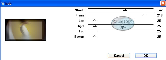 Instellingen filter Mock - Windo