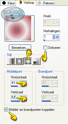 Instellingen verloop