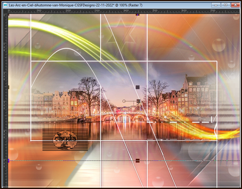 Of plaats het element zoals op het voorbeeld