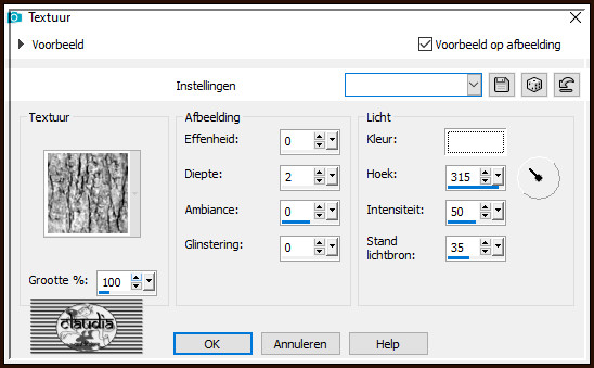Effecten - Textuureffecten - Textuur
