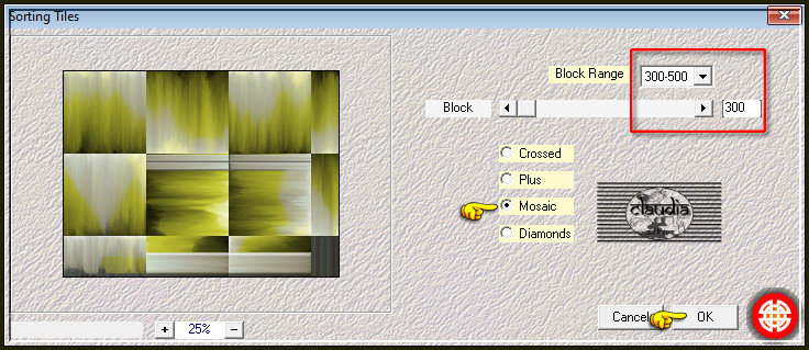 Effecten - Insteekfilters - Mehdi - Sorting Tiles