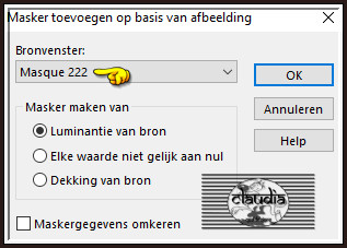 Lagen - Nieuwe maskerlaag - Uit afbeelding :