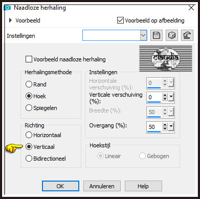 Effecten - Afbeeldingseffecten - Naadloze herhaling :