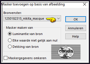 Lagen - Nieuwe maskerlaag - Uit afbeelding :