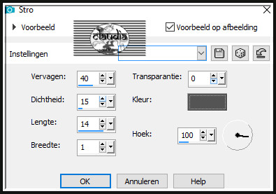 Effecten - Textuureffecten - Stro