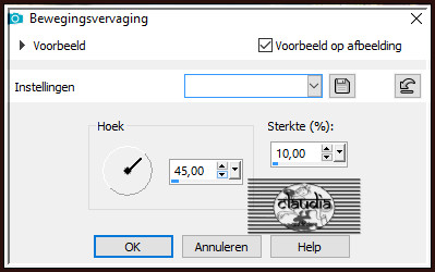 Aanpassen - Vervagen - Bewegingsvervaging