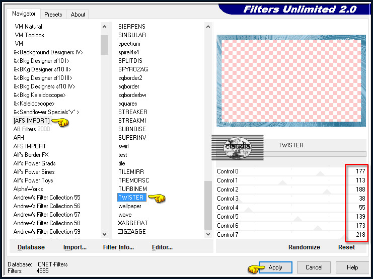 Effecten - Insteekfilters - <I.C.NET Software> - Filters Unlimited 2.0 - [AFS IMPORT] - TWISTER