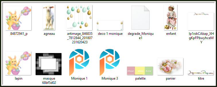 Inhoud materialen map