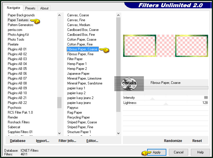 Effecten - Insteekfilters - <I.C.NET Software> - Filters Unlimited 2.0 - Paper Textures - Fibrous Paper, Coarse