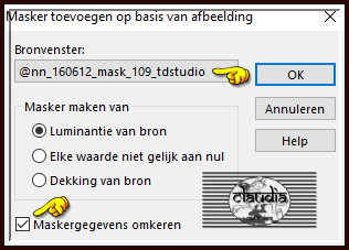 Lagen - Nieuwe maskerlaag - Uit afbeelding :