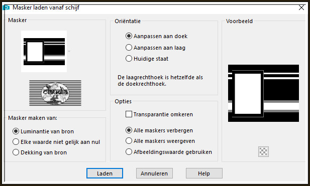 Lagen - Masker laden/opslaan - Masker laden vanaf schijf : w9adojo3