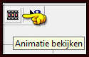Kijk nu even of de animatie naar tevredenheid loopt door op dit icoontje te klikken