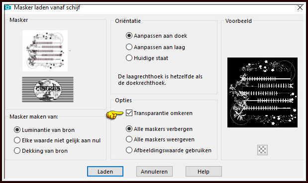 Lagen - Masker laden/opslaan - Masker laden vanaf schijf