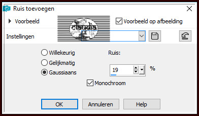 Aanpassen - Ruis toevoegen/verwijderen - Ruis toevoegen 