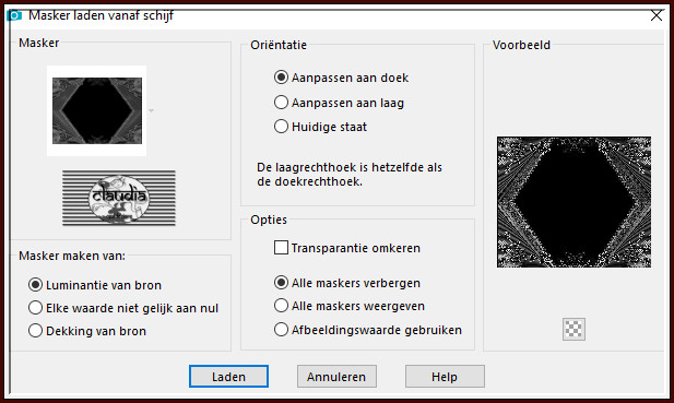 Lagen - Masker laden/opslaan - Masker laden vanaf schijf : Gertje 22