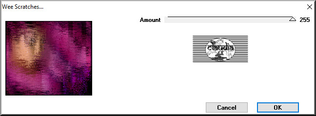 Effecten - Insteekfilters - Tramages - Wee Scratches