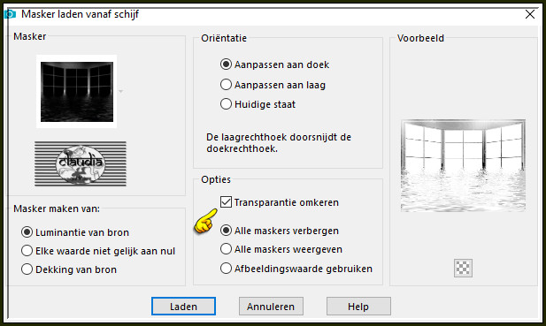 Lagen - Masker laden/opslaan - Masker laden vanaf schijf