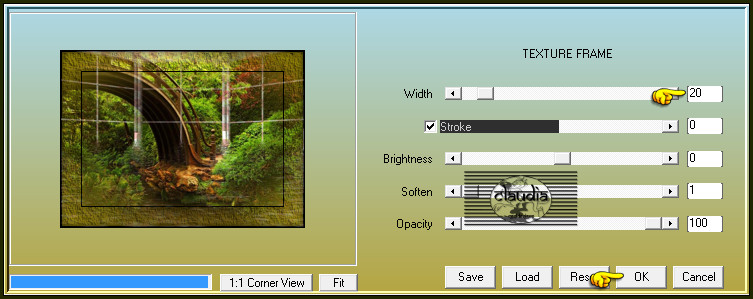 Effecten - Insteekfilters - AAA Frames - Texture Frame